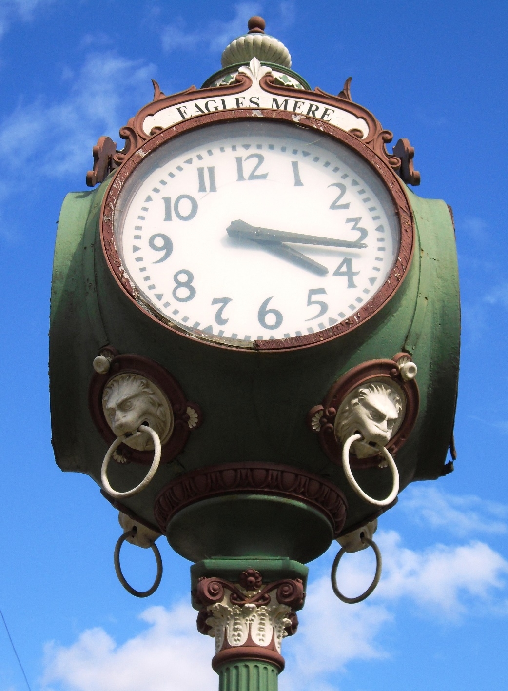 The Four-Faced Clock — Eagles Mere, Pennsylvania