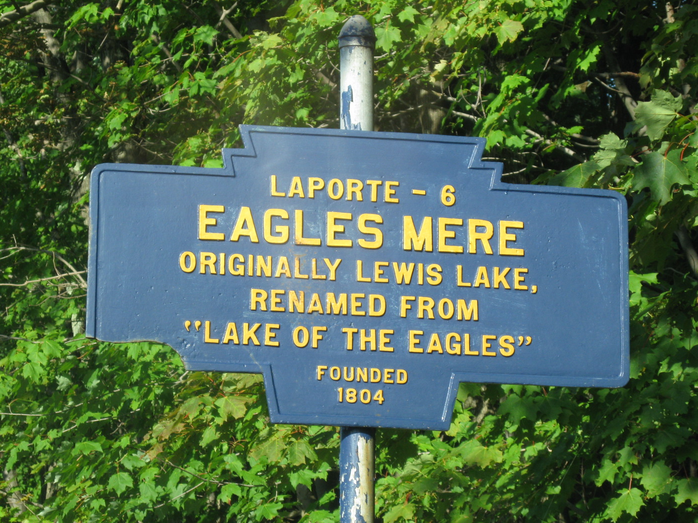 Eagles Mere — Founded 1804